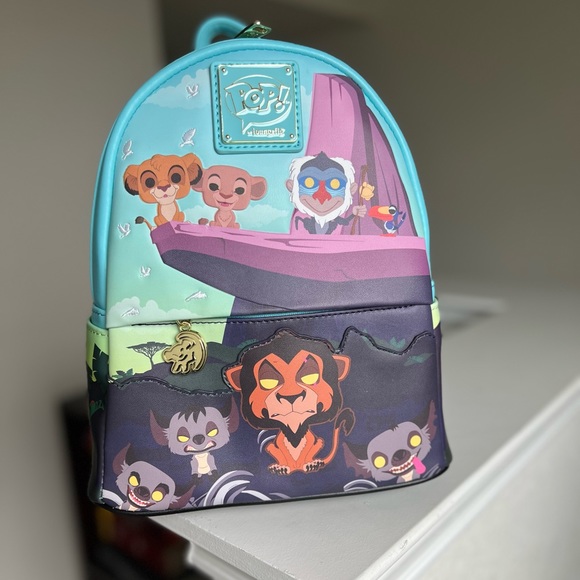 New Funko Pop! by Loungefly The Lion King Pride Rock Mini Backpack - Picture 12 of 16